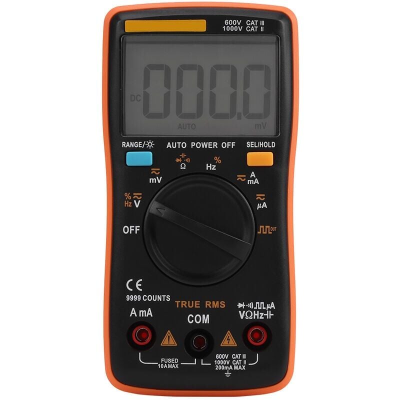 Image of Aneng AN8008 True rms Digitalmultimeter ac dc Spannung Amperemeter Strom Ohm Meter - Ahlsen