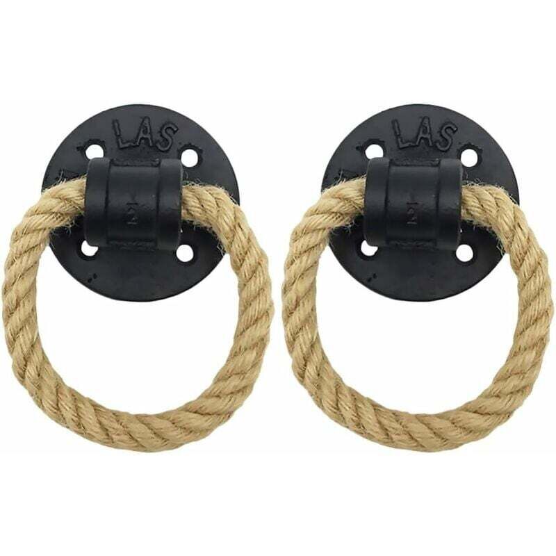 Ahlsen Anneau Darmoire Rétro Tire Anneau de Traction de Porte en Bois Rustique Poignée de Traction Darmoire Classique en Fer Forgé Vintage Anneau de