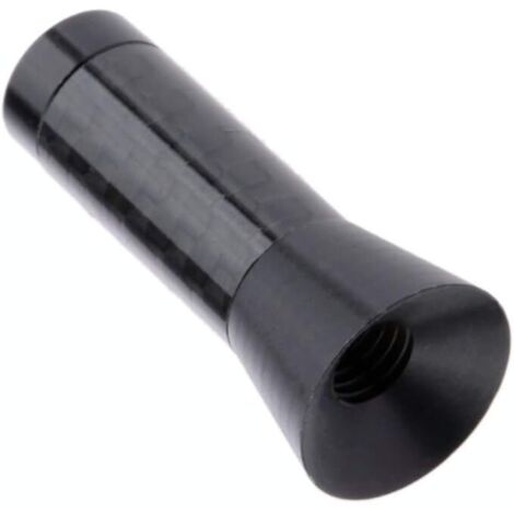 Ahlsen Antena de coche de fibra de carbono, antena universal para coche, mini antena de radio de coche corta de 1,4 pulgadas para eliminar electricidad estática, mejora de señal AM/FM (negro)