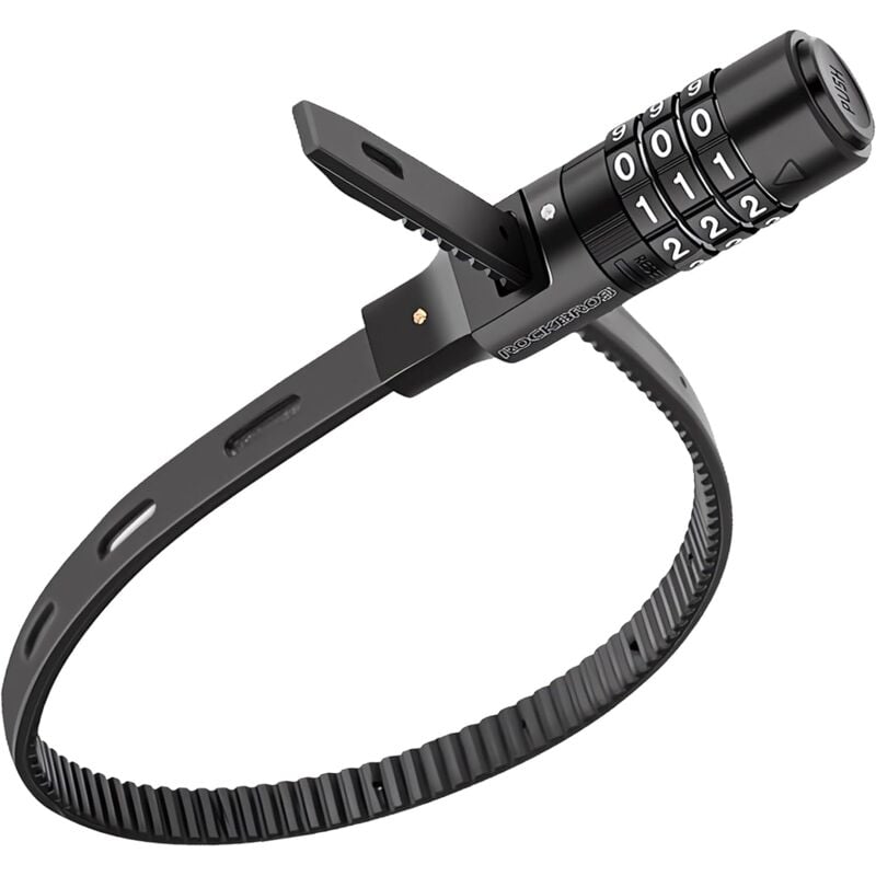 Ahlsen - Antivol de vélo,Antivol pour Casque Vélo Moto Portable,Verrouillage à Vélo Antivol,Serrure de vélo portable,avec Code à 3 chiffres,pour Vélo