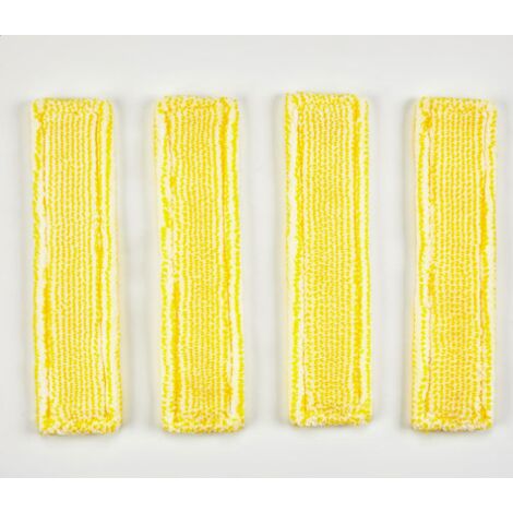 Ahlsen Aplicable a la funda de microfibra para fregona interior Kärcher WV, paquete de 4, adecuada para evaporador WV con