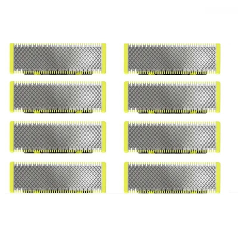Applicable à OneBlade - Lames de rechange, pour rasoir/tondeuse électrique OneBlade, acier inoxydable robuste, taille, stylisation et rasage, lot de