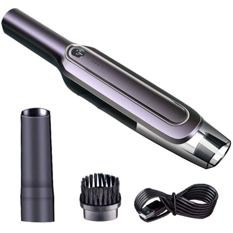 Ahlsen Aspirateur Voiture, Aspirateur a Main sans Fil, aspirateur sans Fil Voiture Portable USB Charge 120W 4000mAh avec Filtre Lavable pour Maison,