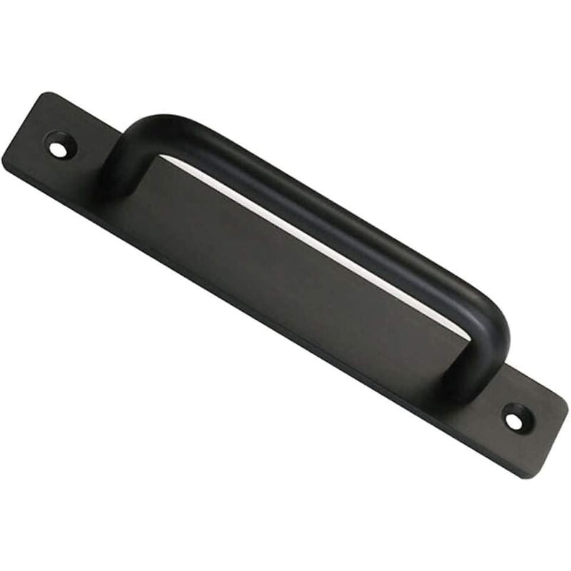 Barn Door Handle, Perfect Sliding Barn Door Handle, Includes 2 Screws - Black, 150mm - Ahlsen