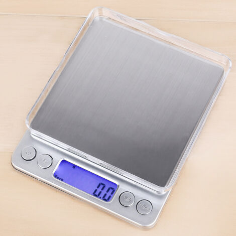 Ahlsen Báscula de comida extra grande, báscula de cocina digital recargable por USB