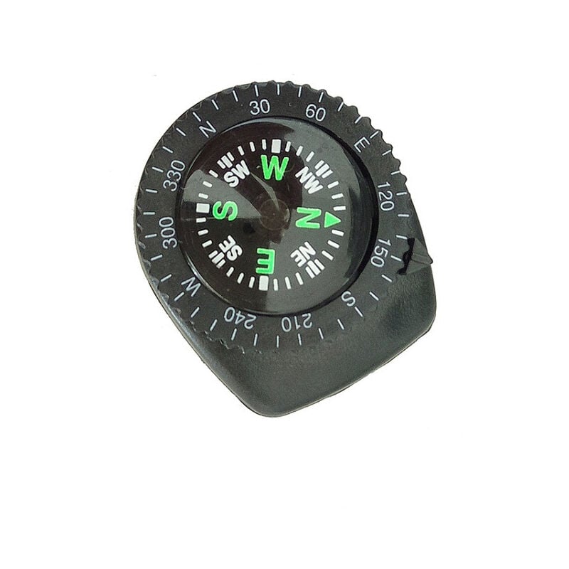Ahlsen - Boussoles Portables de Poignet 2 Pièces Boussole Poche Détachable pour Survie, Camping, Voyage, Randonnée, Bateau,301811mm