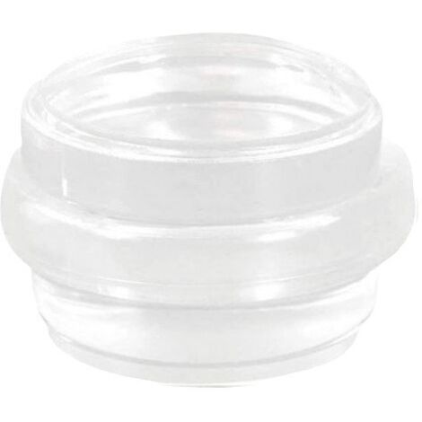 Ahlsen Cale ou butée de sol adhésive circulaire, transparente et décorative, bande en caoutchouc antidérapante, pour portes de passage, protège murs et meubles des coups - Ø42 x 25 mm