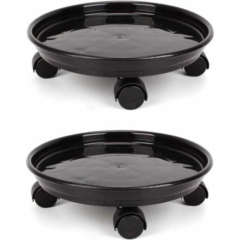 Ahlsen Carro con soporte para plantas 1-Pac con 4 ruedas universales para facilitar el transporte y mover macetas pesadas o como soporte para plantas