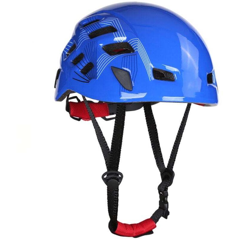 Casque d'escalade Universel pour Femme et Homme Casque Alpinisme en Beaucoup Couleurs(bleu) - Ahlsen