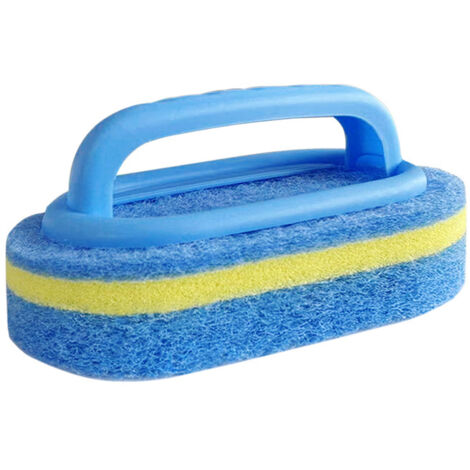 Ahlsen Cepillo de limpieza de esponja, cepillo de tubería de agua de piscina para limpiar las paredes de la bañera del spa de la piscina