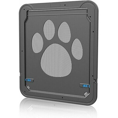 Ahlsen – Chatière pour chat et chien – Serrure magnétique – Matériau ABS résistant aux rayures – Dimensions 24x29cm – Installation facile