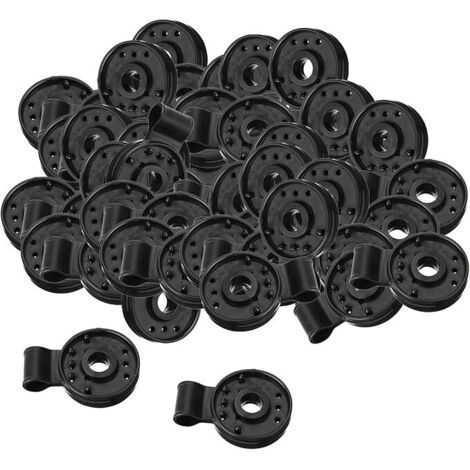 Ahlsen Clips para lona, abrazadera para toldo a prueba de viento, accesorios para tienda de campaña, tela de sombra, 50 Uds.