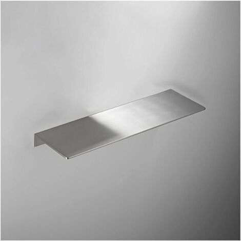 Ahlsen Cloison de salle de bain, organisateur de salle de bain, étagère d'angle de douche argentée, baignoire carrée, étagère de douche, salle de bain 30 cm