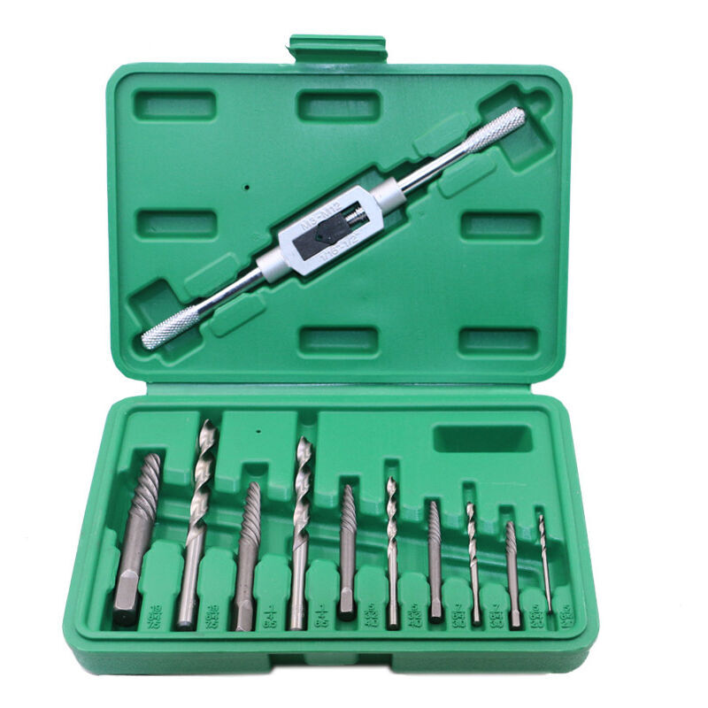 Coffret de 11pcs Extracteurs de Vis, Goujons, Boulons Cassés Endommagés M3-M12 avec Forets - Ahlsen