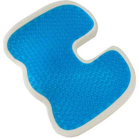 Ahlsen Cojín para silla de oficina de algodón y gel, hermosas nalgas, hemorroides para mujeres embarazadas, cojín para asiento, cojín para silla transpirable de verano [núcleo desnudo]