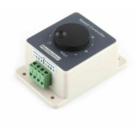Ahlsen Controlador de velocidad del motor de 12 V, controlador de velocidad del motor PWM resistente al agua, modulador de ancho de pulso
