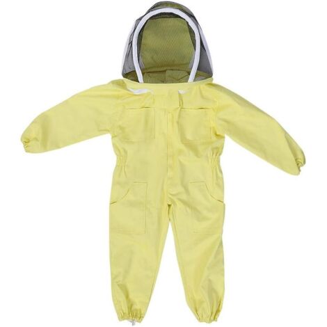 Ahlsen Costume de Protection Professionnel Apiculture Enfant Bee Farm Visitor Protège Combinaison(L)
