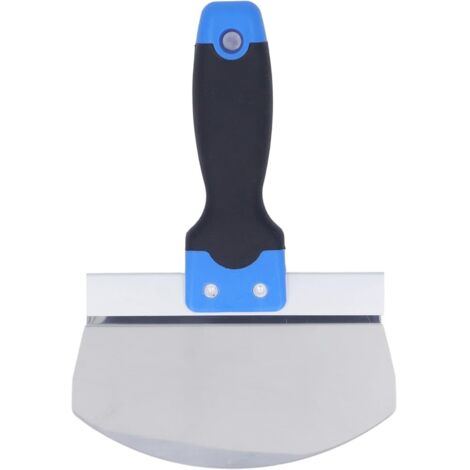 AHLSEN Couteau à Mastic en Acier Inoxydable, Spatule à Arc, Outil Manuel pour Cloisons Sèches avec Bord Lisse pour Peintre Plâtrier