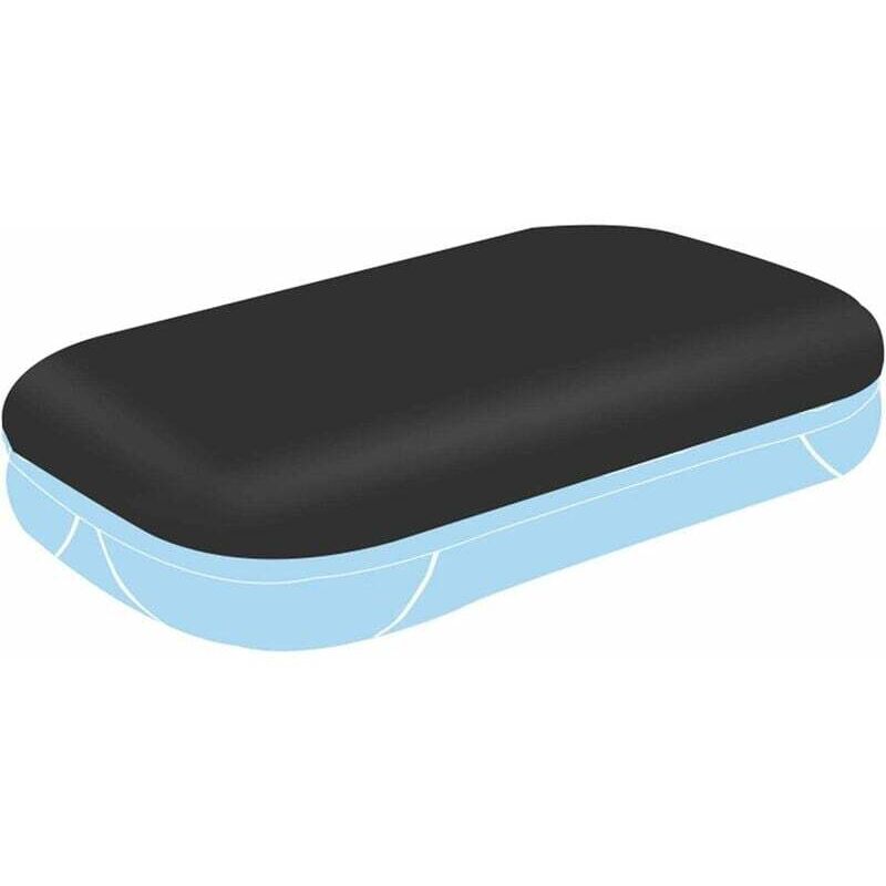 Ahlsen - Couverture De Piscine, Couverture De Piscine Rectangulaire Housses De Protection Étanches Pliables pour Piscines Hors Sol 262175cm
