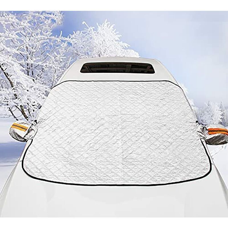 Couverture Pare Brise Voiture,Protege Pare Brise Givre Universelle pour Voiture Anti uv Neige Glace Pluie et Soleil Repliable Devenirriche - Ahlsen