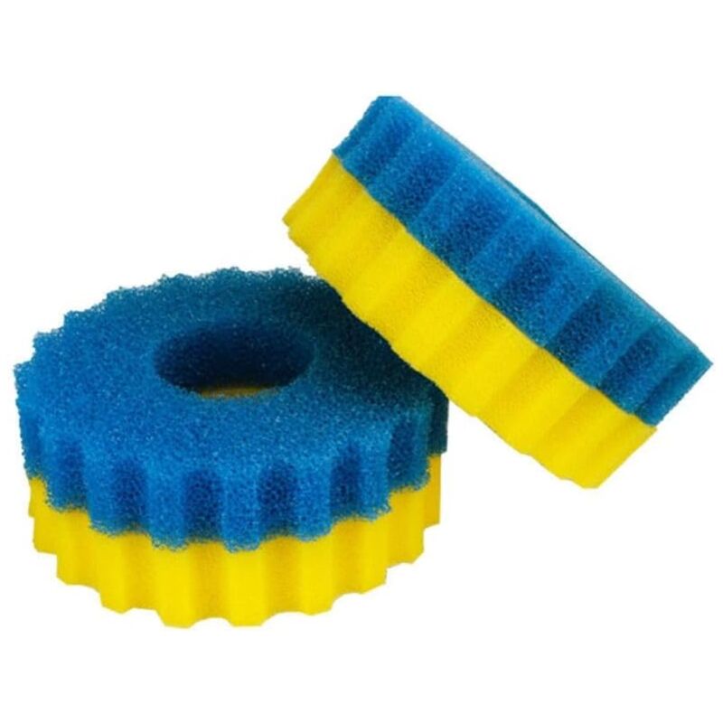 CPF2500 Lot de 4 éponges filtrantes pour bassin – Mousse de filtration efficace, faciles à nettoyer et à remplacer, éponges filtrantes biologiques,