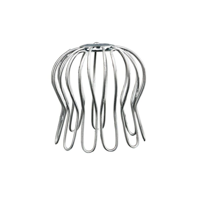 Ahlsen - Crapaudine en Fil galvanisé à chaud (75 mm jusqu'à 85 mm ⌀) – Filtre de gouttière - Filtre anti feuille (Lot de 4)