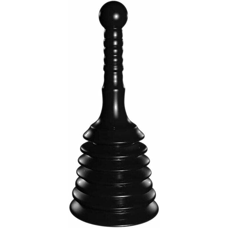 Ahlsen - Déboucheur à ventouse pratique, haute pression, pour la salle de bain, les toilettes, baignoires, douches Noir,