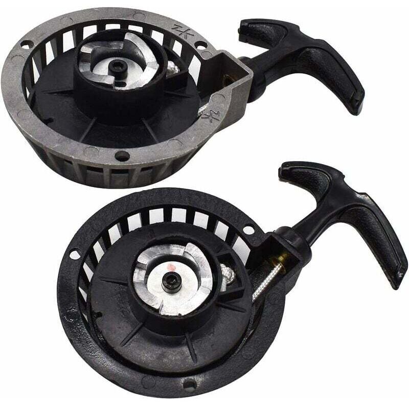 Démarreur Facile à Tirer,Tianer 2 Pièces Mini Démarreur à Traction en Alliage Démarrage Rappel Tirez Démarrer Lanceur de Recul Facile Tirer pour 2