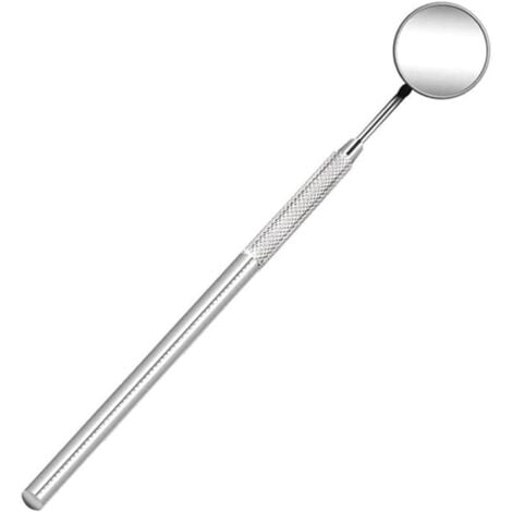 Ahlsen Dental Mirror, Anti-fog Tooth Inspection, Mouth Mirror, Stainless Steel Mirror, Dentist Tool, Dental Mirror for Cleaning Teeth, Inspection, Daily Use, Oral Care