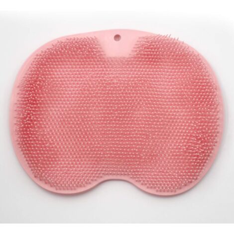 Ahlsen Depurador de pies de ducha, cepillo de fregado de masaje de pies de ducha con cerdas antideslizantes y suaves y fuertes para un cuidado completo y limpio de los pies, mejorar la circulación san