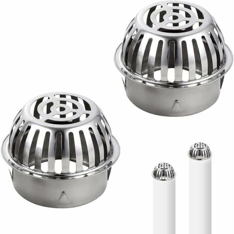 Ahlsen Desagüe de piso de acero inoxidable, desagüe de piso de acero inoxidable, desagüe de piso antibloqueo, cubierta de ducha exterior, desagüe de piso, filtro de piso extraíble para tuberías interi
