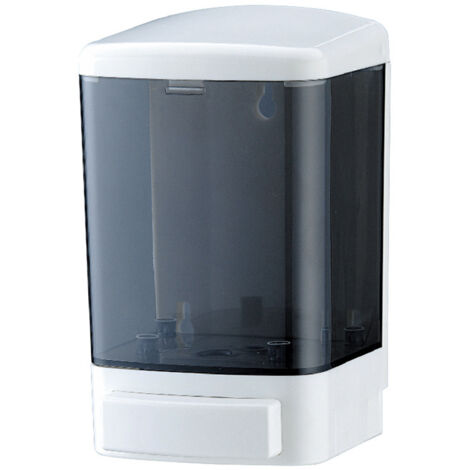 Ahlsen Dispensador de jabón Manual de plástico de 1000ml, champú acondicionador, Gel de ducha montado en la pared, dispensador de habitación, bomba de jabón para baño y cocina