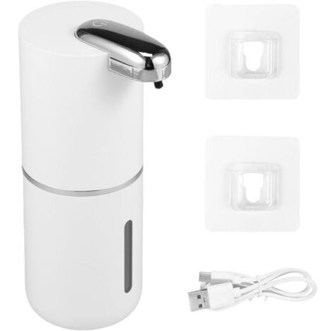 Ahlsen Distributeur de savon pour les mains, distributeur automatique de savon, Distributeur de savon sans contact, Distributeur de douche de lotion étanche IPX5, distributeur réglable à 4 niveaux
