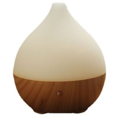 Ahlsen Duftöl-Diffusor 500–1000 ml, Ultraschall-Luftbefeuchter, elektrischer Duftdiffusor, Holzoptik mit Beleuchtung, Aromatherapie