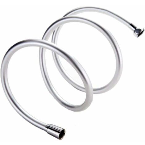 Ahlsen Duschschlauch – 2 m PVC-Duschschlauch-Ersatz, knick- und knickfest, Chrom