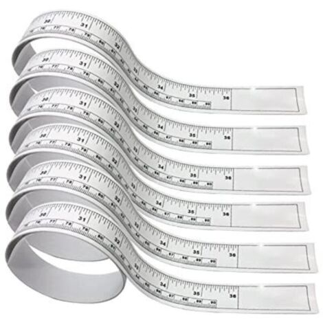 Ahlsen échelle D'autocollant, Ruban à Mesurer, Règles Auto Adhésives Machine à Coudre Règle Outil(90cm / 36in)