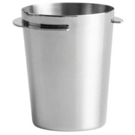 Ahlsen Edelstahl-Dosierbecher: 58 mm Kaffee-Dosierbecher, Pulverzufuhrteil für Espressomaschine, Kaffeefilterhalter-Zubehör – Pulverzufuhrteil, Silber