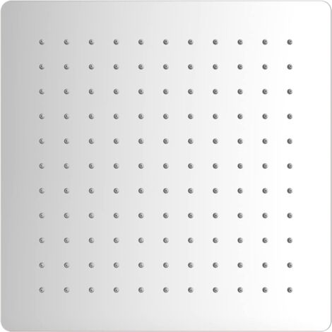 Ahlsen Edelstahl-Duschkopf – wassersparende Dusche, 30 cm quadratischer Duschkopf, universeller Regenduschkopf mit 1/2-Zoll-Gewinde
