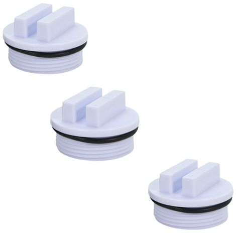 AHLSEN Ensemble De Bouchons De Piscine d'hiver (3PCS，1 1/2") – Bouchon De Congélation pour Conduite De Retour, Clapet Skimmer Piscine, Capuchon d'hiver Durable pour Fermer La Piscine en Hiver