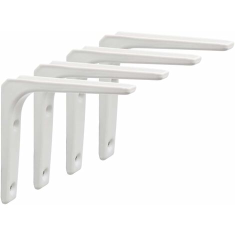 4 Pcs Equerre Etagere Murale 15 Cm Supports D'étagère