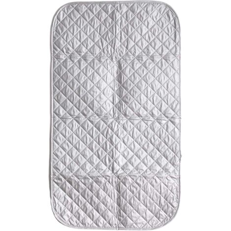 Ahlsen Estera de Planchar Antideslizante y Resistente a Altas temperaturas, Estera de Planchar para Tabla de Planchar Engrosada, Estera 48 x 85 cm