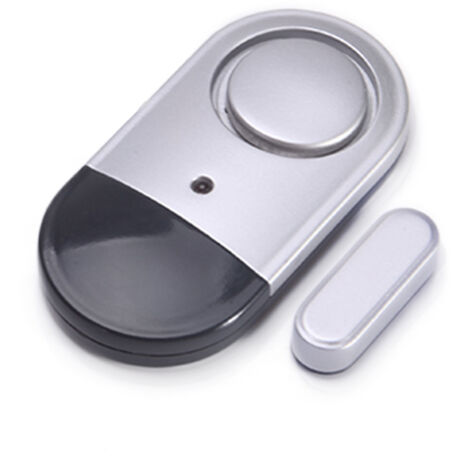 Ahlsen Fensteralarm, 4 Packungen Tür- und Fensteralarm, Sicherheitstür, Fenster, Einbrecher, Fenster mit lauter 120-DB-Sirene – einfach zu installieren, 75 x 39 x 12,2 mm