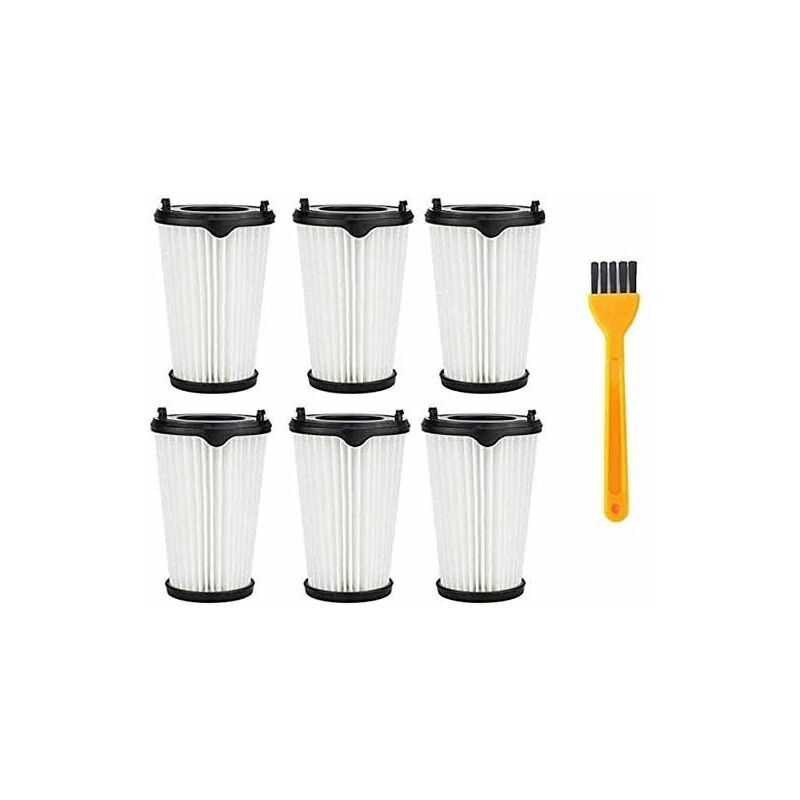 Ahlsen Filtre Aspirateur AEF150 Filtre (6 Filtres + 1 Brosse de Nettoyage) Accueil