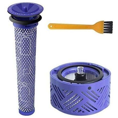 Ahlsen – Filtre HEPA post-moteur et pré-filtre pour aspirateurs Dyson V6 V7 V8 – Kit de remplacement lavable – Matériaux écologiques