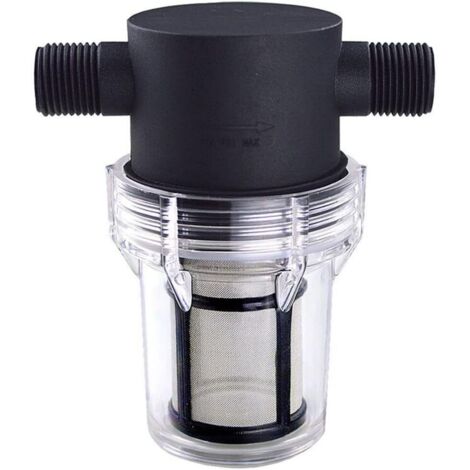 Ahlsen Filtro de acero inoxidable de 1/2" para riego de jardines
