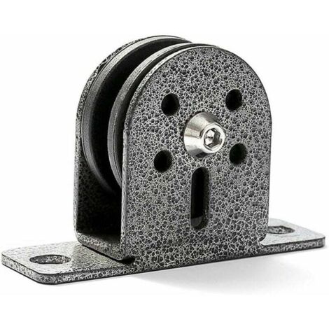 Ahlsen Fitness-Rollrollen mit geräuschlosen Rillenrädern, drehbare Hebeseilrollen, geräuschlose Rollen, robuste drehbare Seilrollen für Fitnessstudio, Heimtrainingszubehör