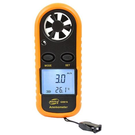 Ahlsen Flug-/Navigations-LCD-Digitalanemometer (mit Batterie)