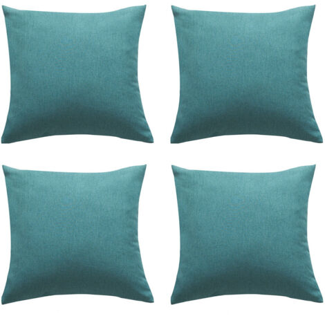 Ahlsen Funda de almohada de 4 piezas, funda de almohada impermeable, funda de almohada de estilo nórdico (5050 cm)
