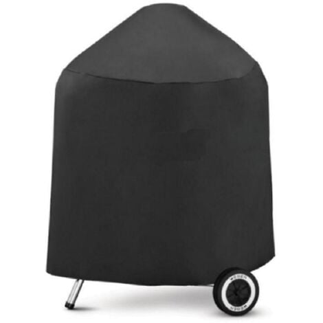 Ahlsen Funda para parrilla de carbón, funda para parrilla redonda de 70cm, impermeable, resistente a los rayos UV y transpirable