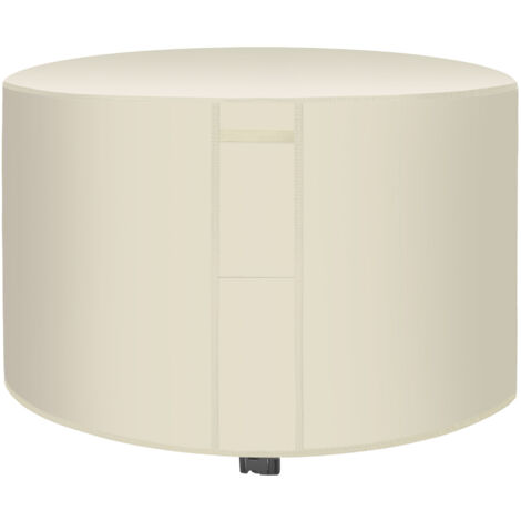 Ahlsen Gartentisch-Schutzhülle, Outdoor-Gartenmöbel-Abdeckung, wasserdichte Gartentisch-Abdeckung, Schutzplane, 120 x 75 cm, Beige